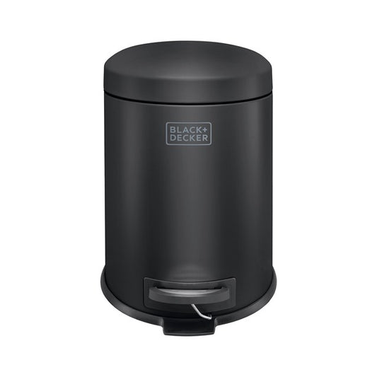 Black + Decker 5 L Dome Bin - Black