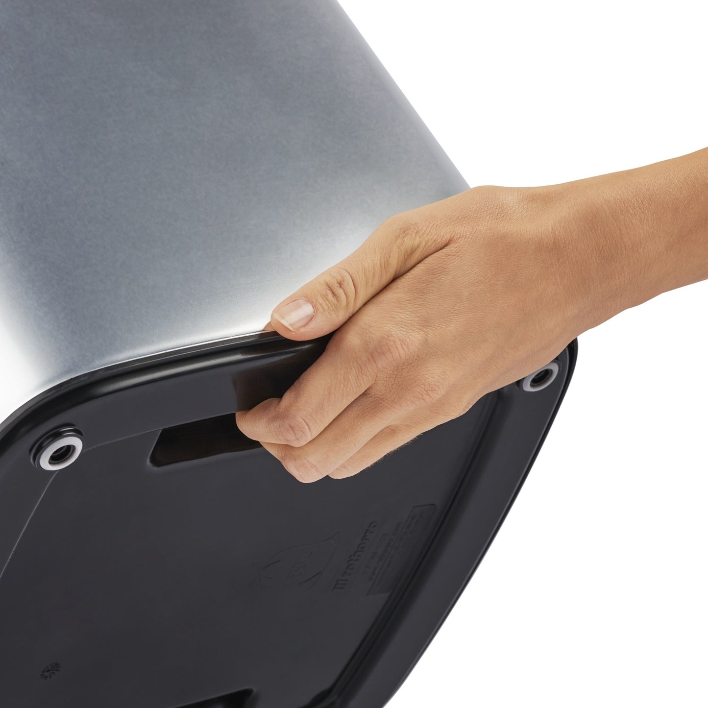 Rotho Iris square Bin-Silver-50L