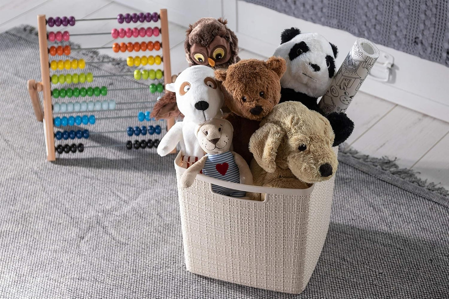 Curver Jute Basket Large - Beige