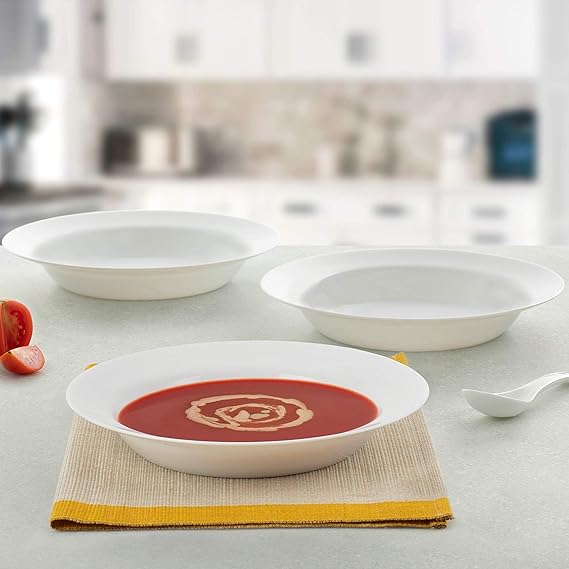 Borosil Plano Soup Plate 23.5cm