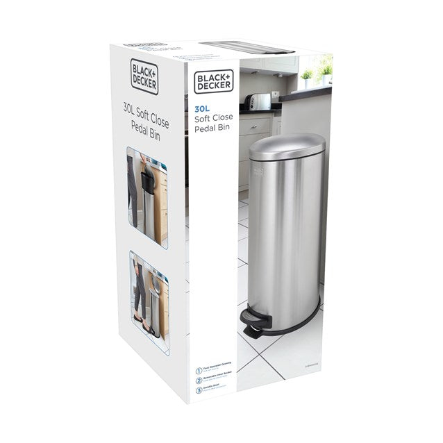 Black + Decker Stainless Steel 30 L