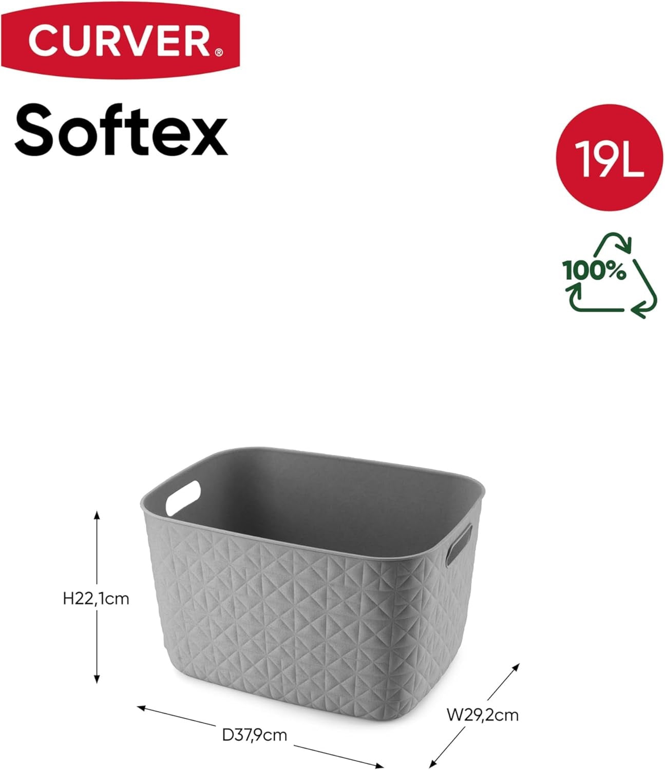 Curver Softex Box Large - Taupe