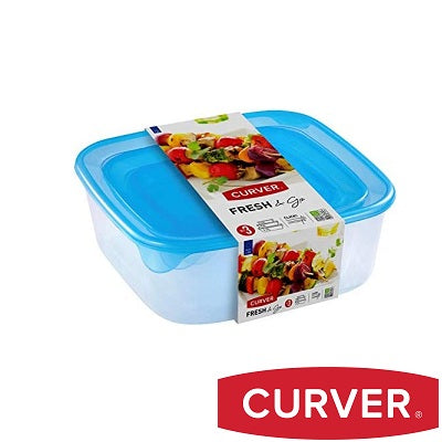 Curver Fresh and Go Food Keeper - 4 pc Square Set