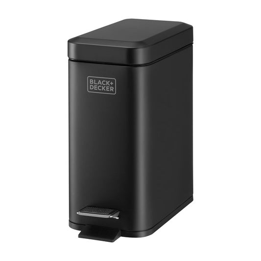Black + Decker 5 L Slim Bin - Black
