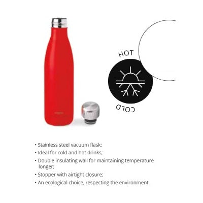 Ghidini Daily Vacuum flask 500 ml - Red