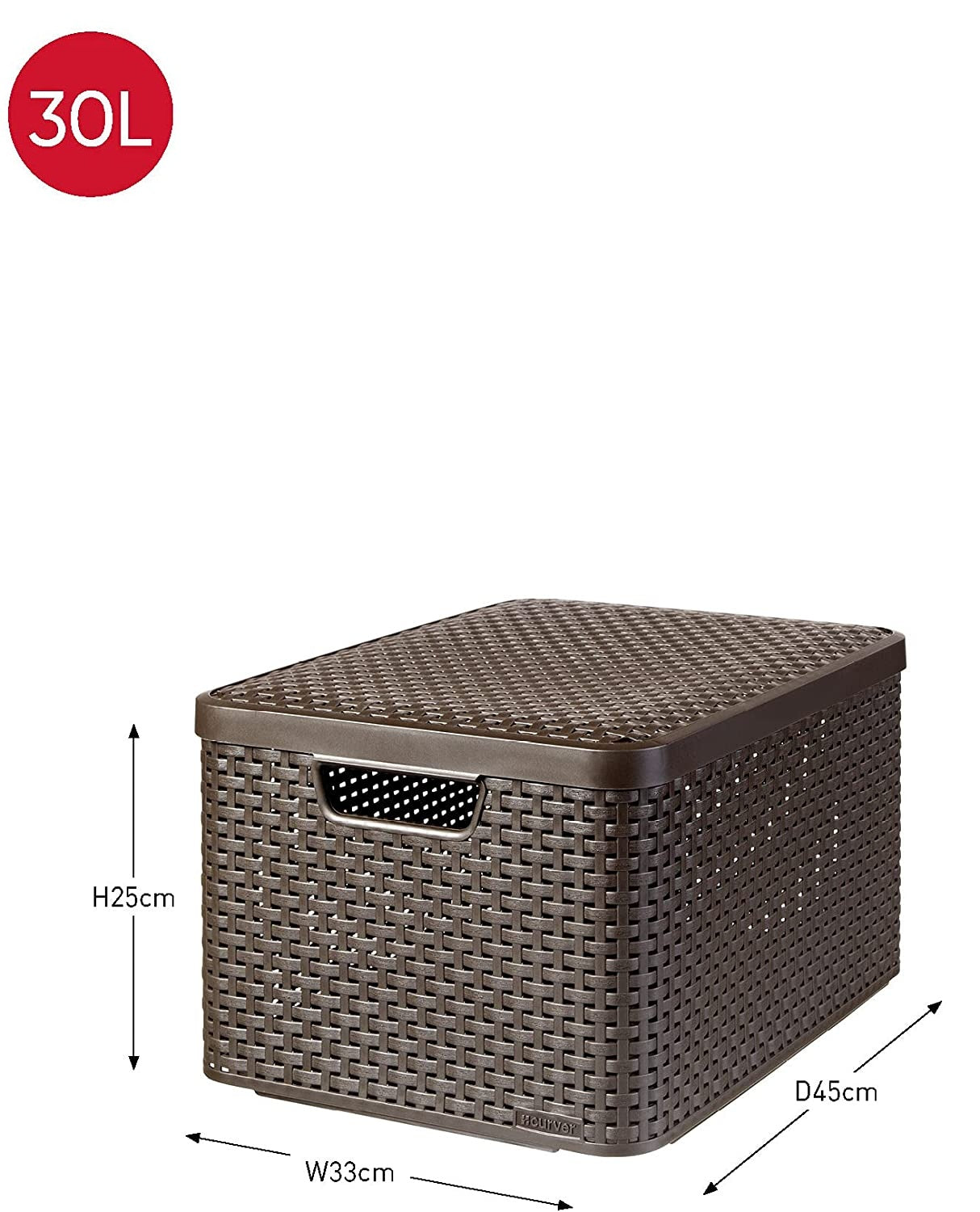 Curver Style Box Large - Dark Brown