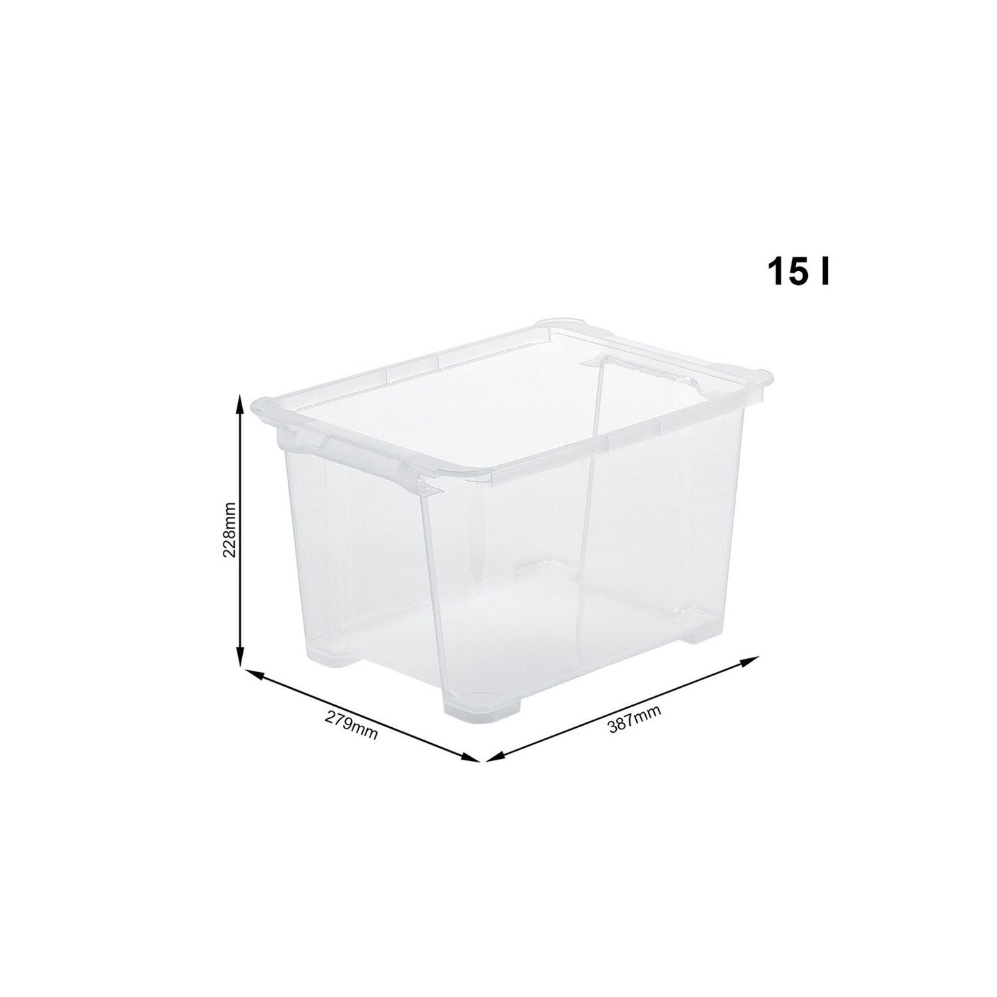 Rotho Evo Storage Box - 15 L