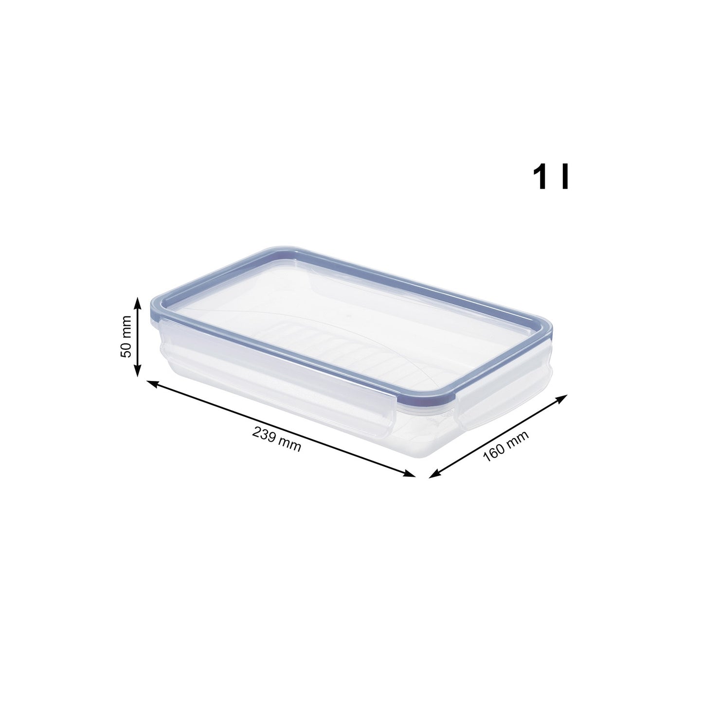 Rotho Clic and Lock Food Keeper - 1 L