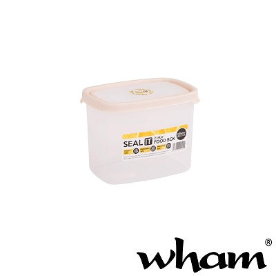 Wham Seal it 2.14 L Square Food Storage Cream