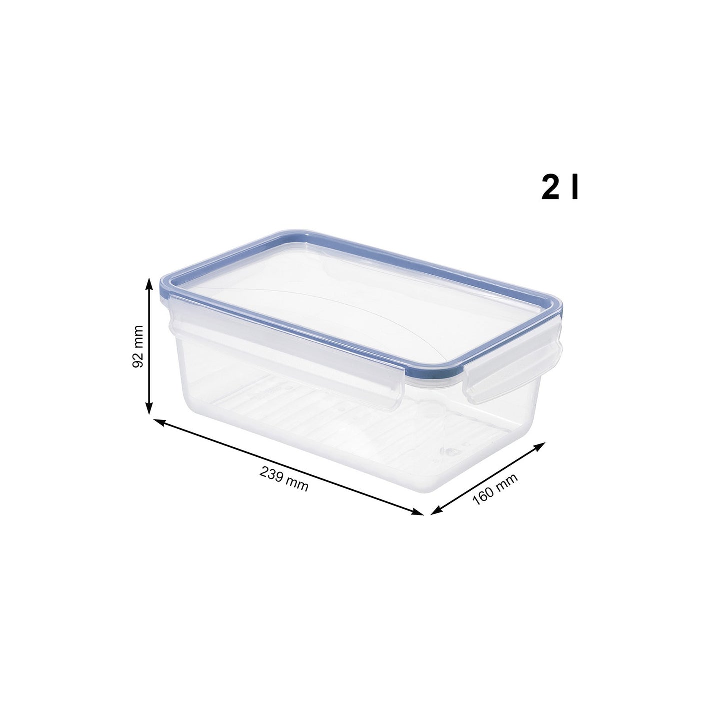 Rotho Clic and Lock Foodkeeper - 2 L