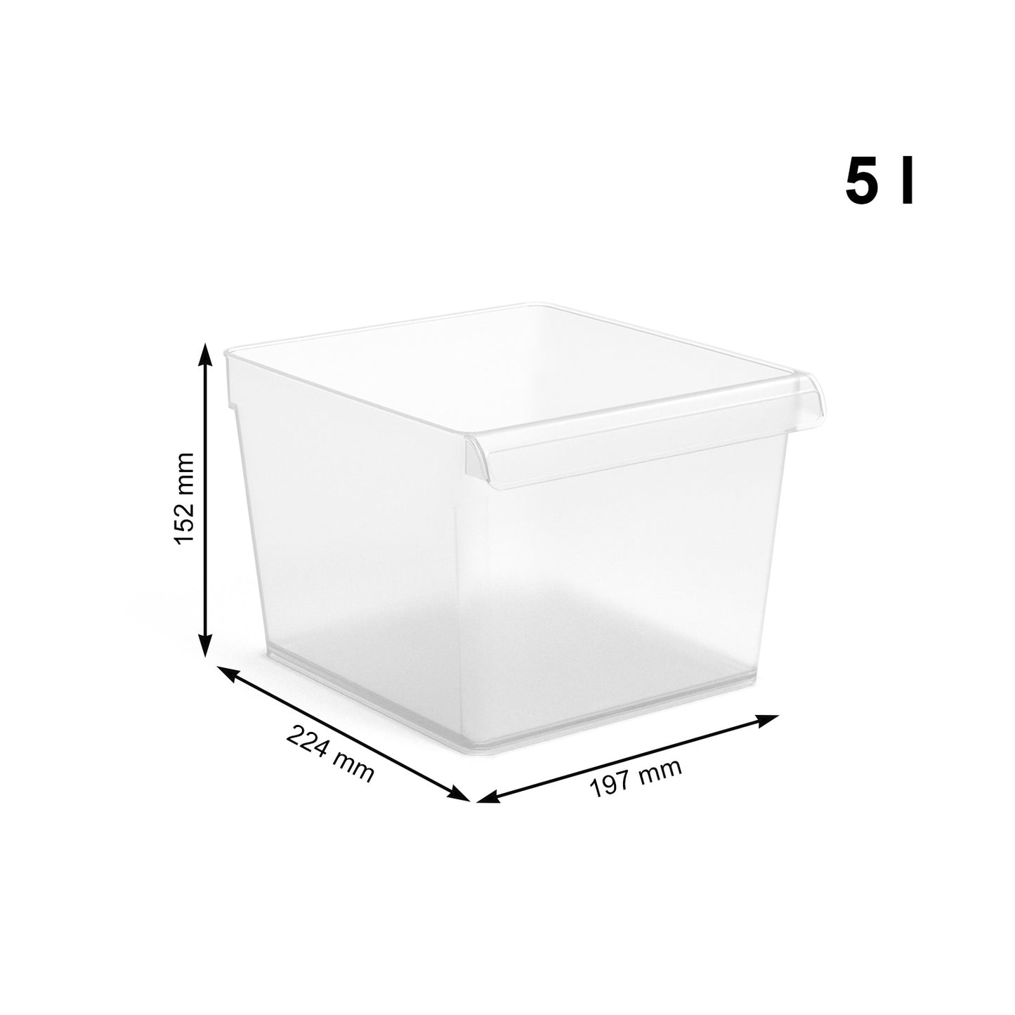 Rotho Fridge Organiser - 5 L ( Sqaure )