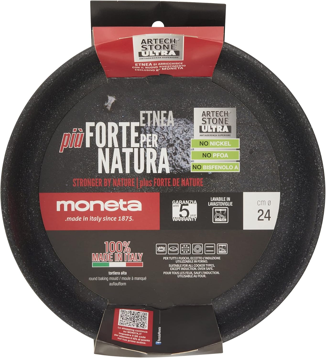 Moneta Etnea Round Baking Tray