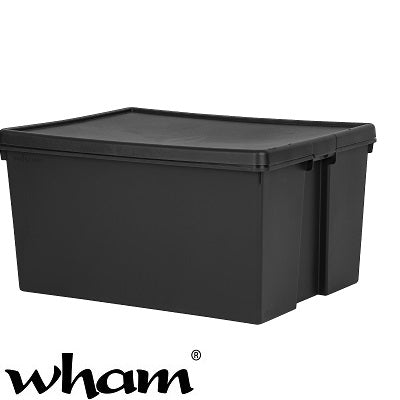 Wham Bam  Box and Lid Black 150 L