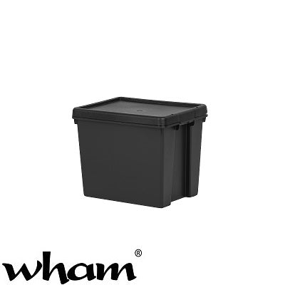 Wham Bam Box + Lid Black 24L