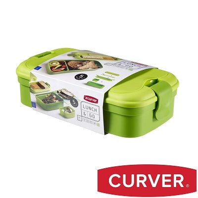 Curver Lunch & Go Bento+Cutlery - Green