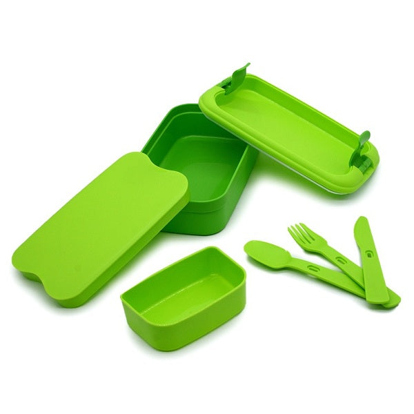 Curver Lunch & Go Bento+Cutlery - Green