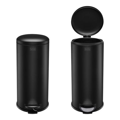 Black + Decker 30 L Bin - Black