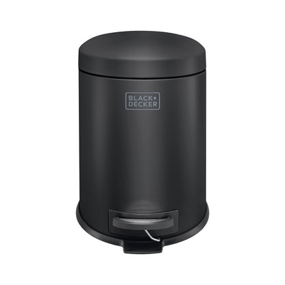 Black + Decker 5 L Dome Bin - Black