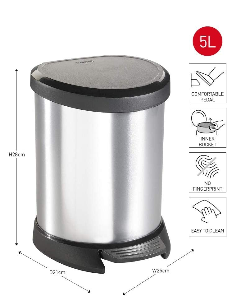 Curver Deco Bin 5 L