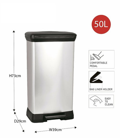 Curver Deco Bin 50 L