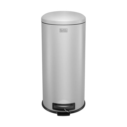 Black + Decker 30 L Bin Matt Grey