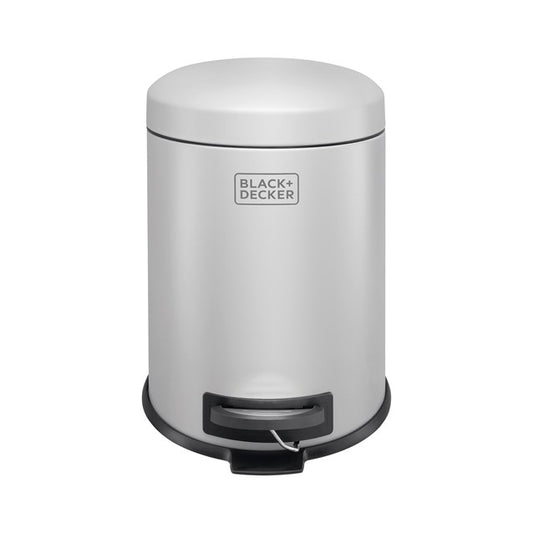 Black + Decker 5 L Dome Bin - Grey