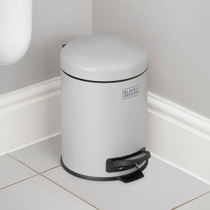 Black + Decker 5 L Dome Bin - Grey