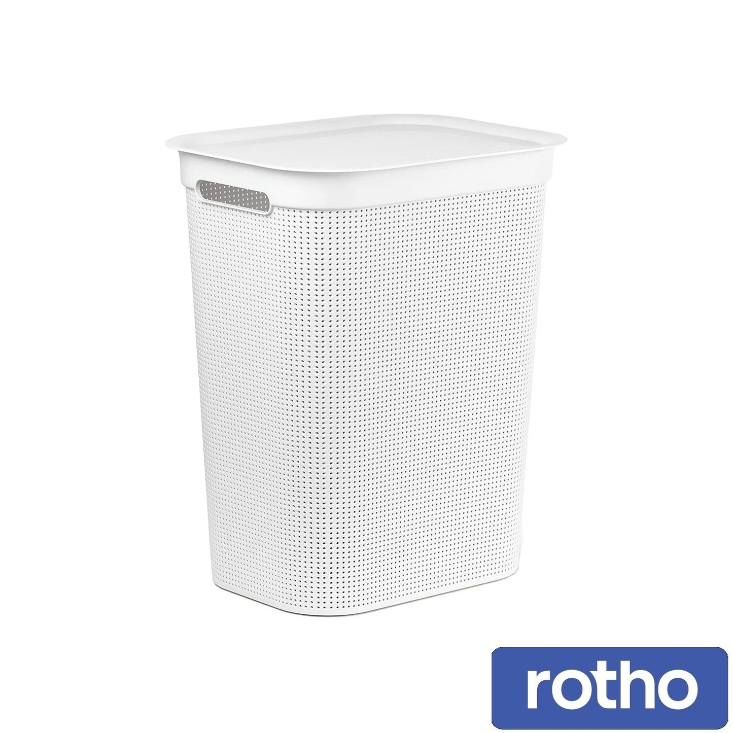 Rotho Brisen Laundry hamper -White -50L