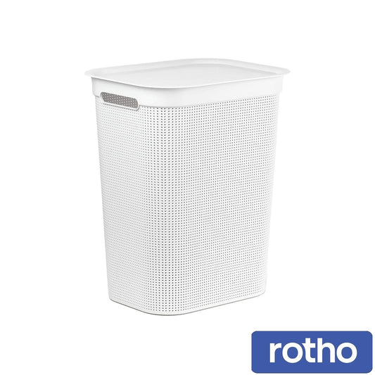 Rotho Brisen Laundry hamper -White -50L
