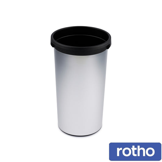 Rotho Iris round Bin-Silver-50L