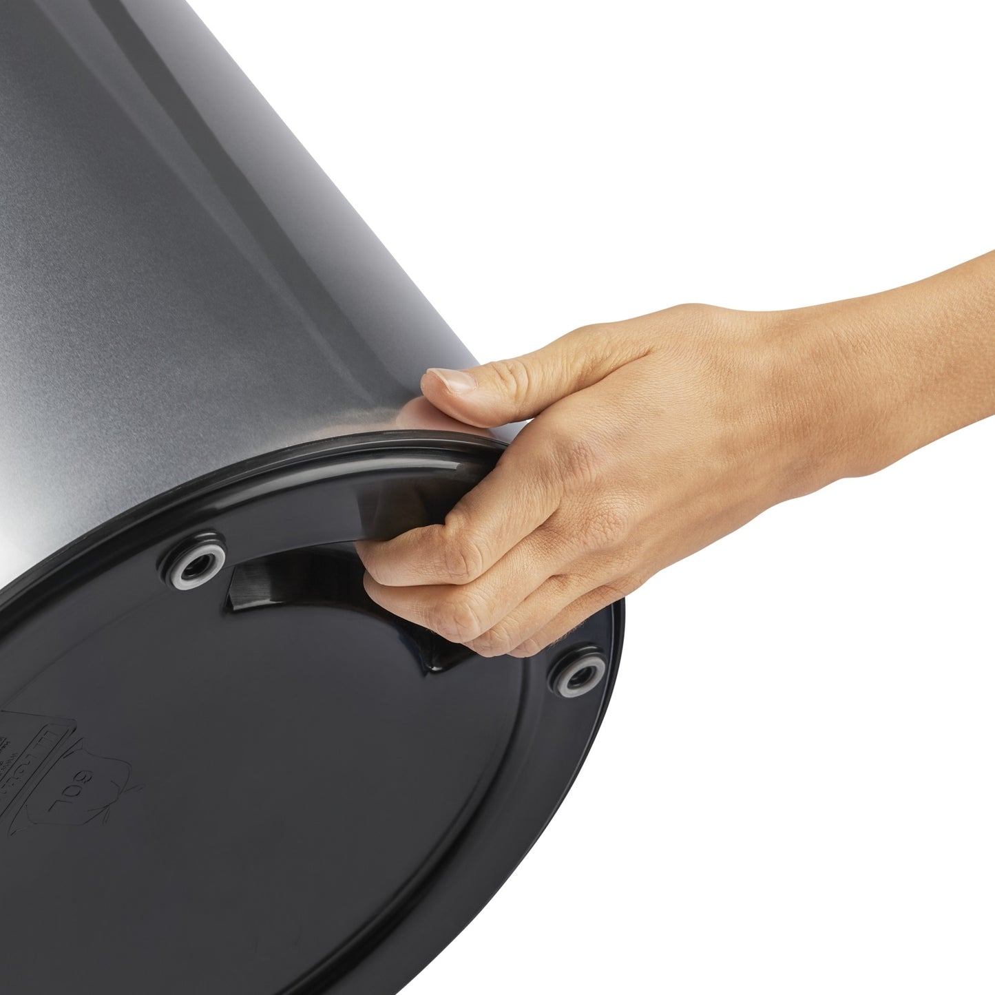 Rotho Iris round Bin-Silver-50L