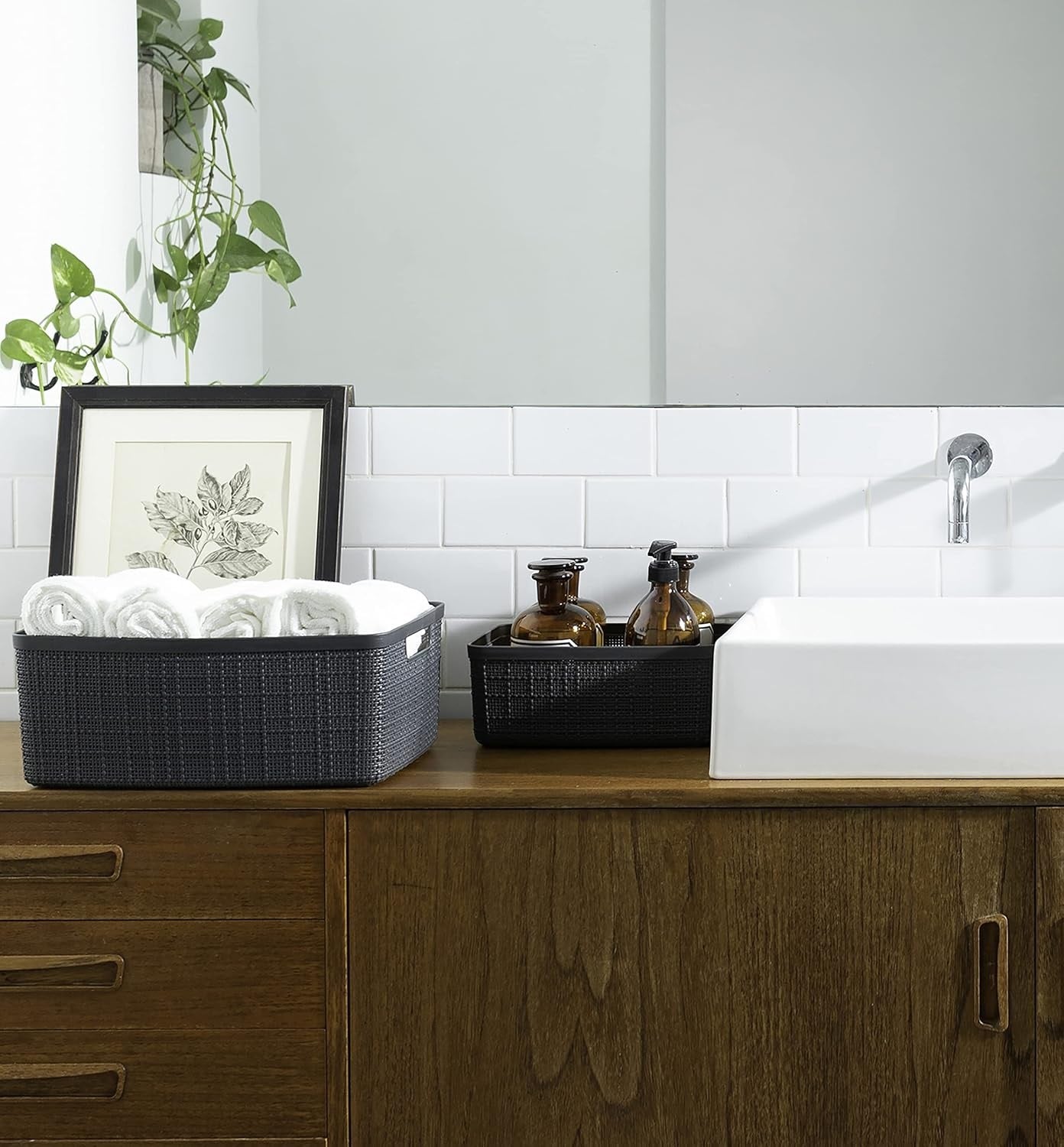 Curver Jute Box Medium - Grey