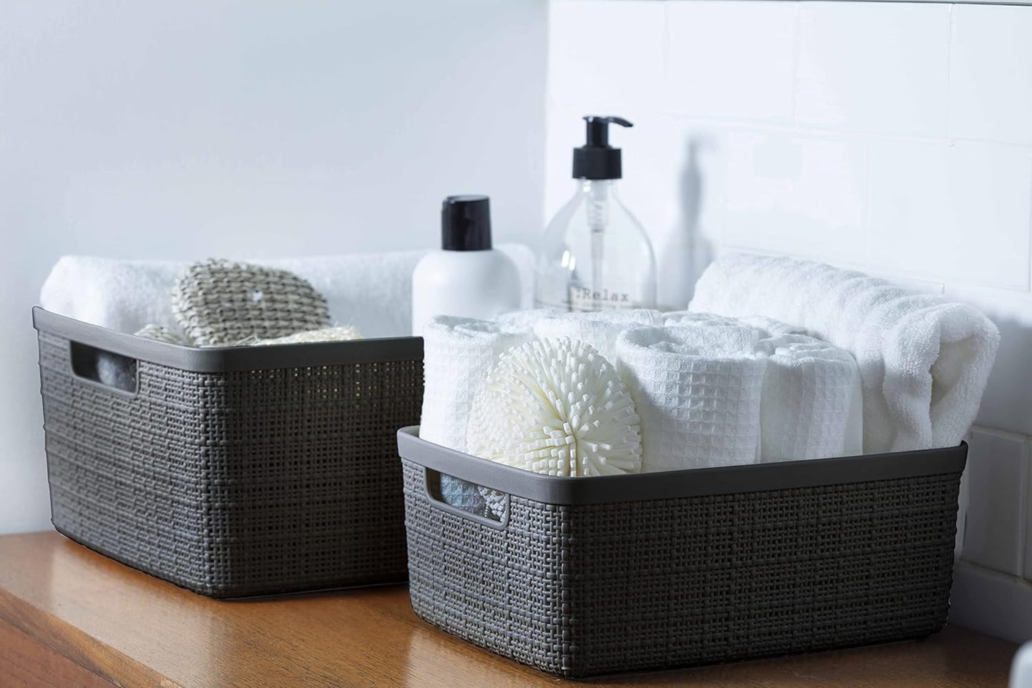 Curver Jute Box Medium - Grey