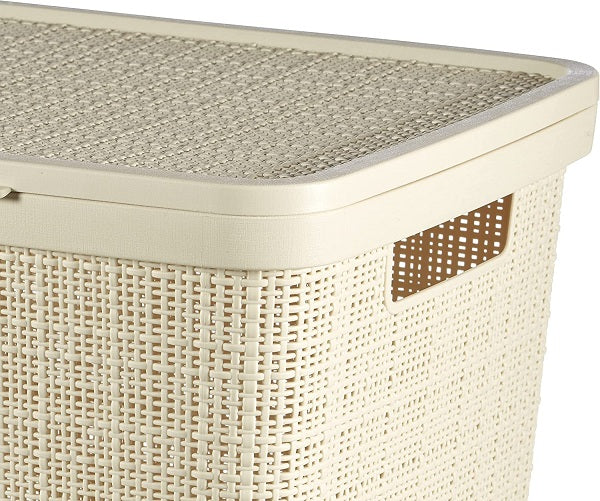 Curver Jute Laundry Hamper 58 L - Beige