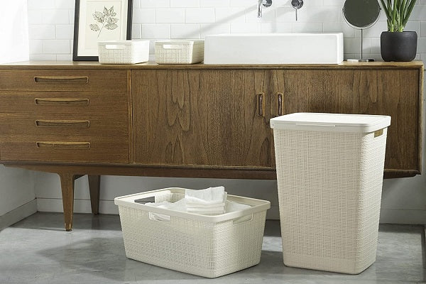 Curver Jute Laundry Hamper 58 L - Beige