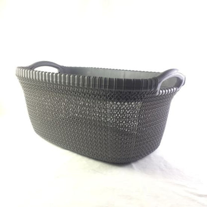 Curver Knit Laundry Basket 40 L - Brown