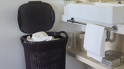 Curver Knit Laundry Hamper 57 L - Brown