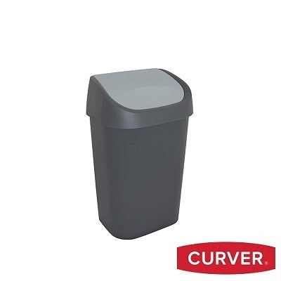 Curver Mistral Swing Bin 25 L - Dark Grey