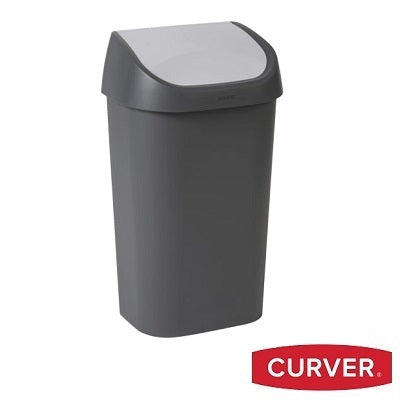 Curver Mistral Swing Bin 50 L - Dark Grey