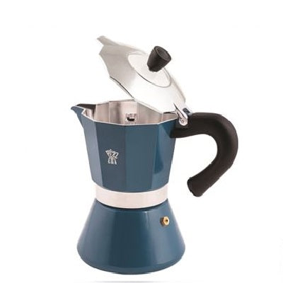 Pezzetti Bellexpress Coffee Maker 6 Cups - Turquoise