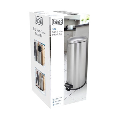 Black + Decker Stainless Steel 30 L