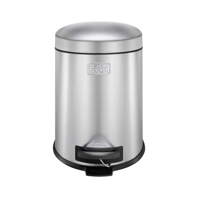 Black + Decker 5 L Dome Bin - Stainless Steel