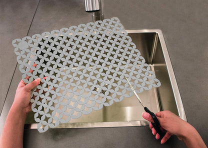 Rotho Cutable Sink Mat - Cool Grey