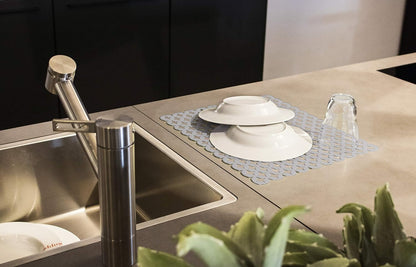 Rotho Cutable Sink Mat - Cool Grey