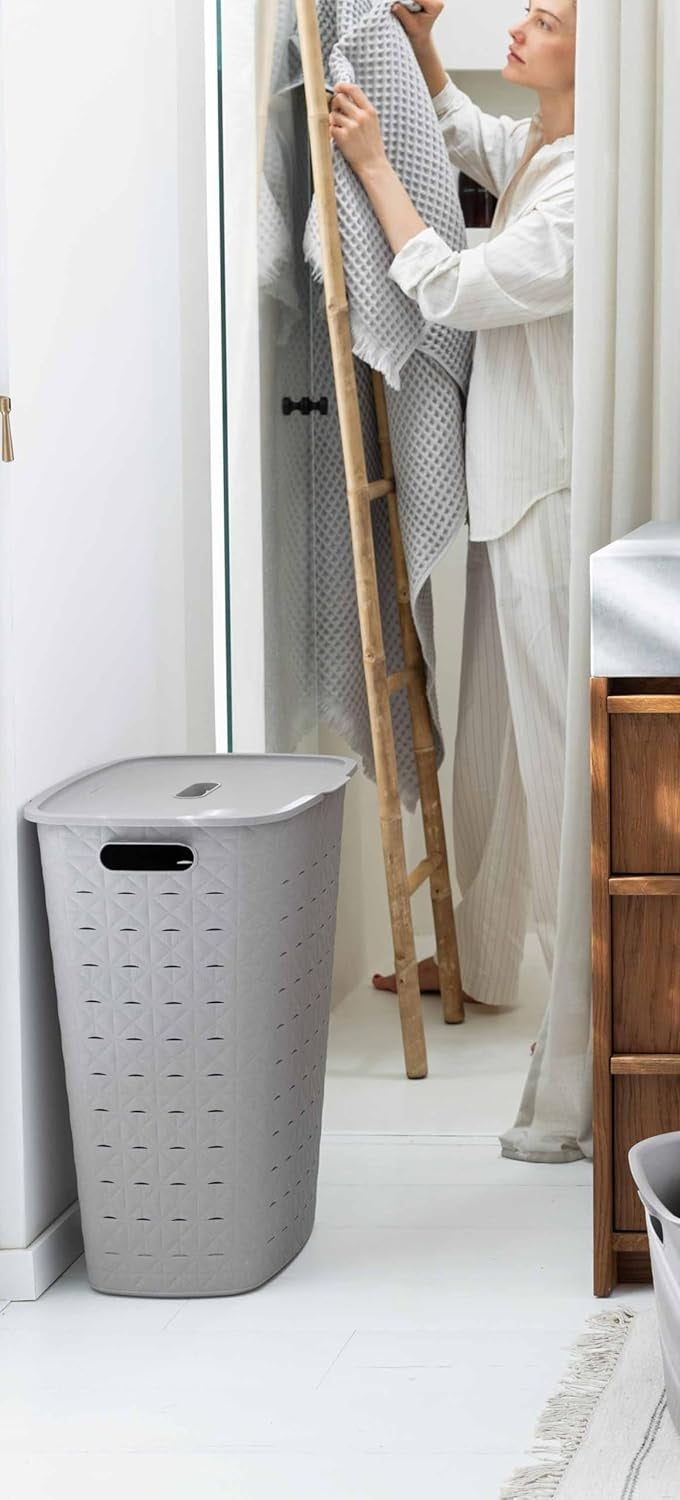 Curver Softex Laundry Hamper 56 L - Brown