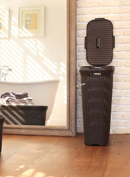Curver Style Laundry Hamper 40 L - Dark Brown