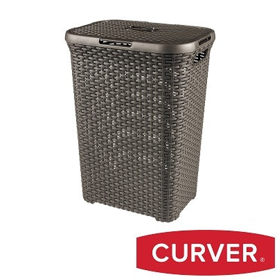Curver Style Laundry Hamper 60 L - Dark Brown