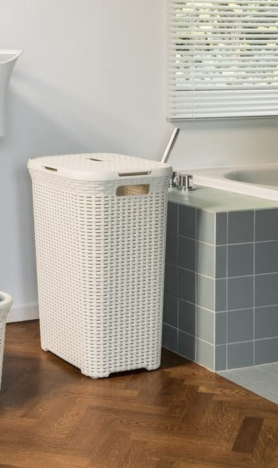 Curver Style Laundry Hamper 60 L - White