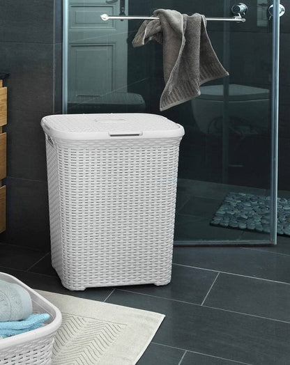 Curver Style Laundry Hamper 60 L - White