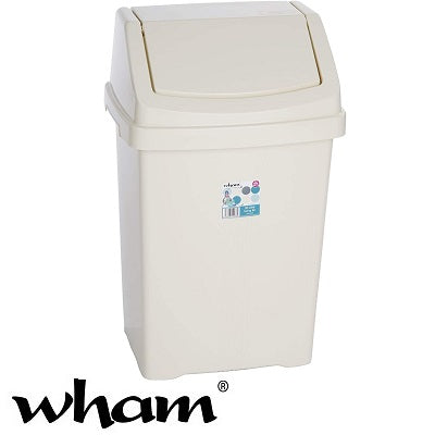 Wham Swing Bin 50 L - Soft Cream